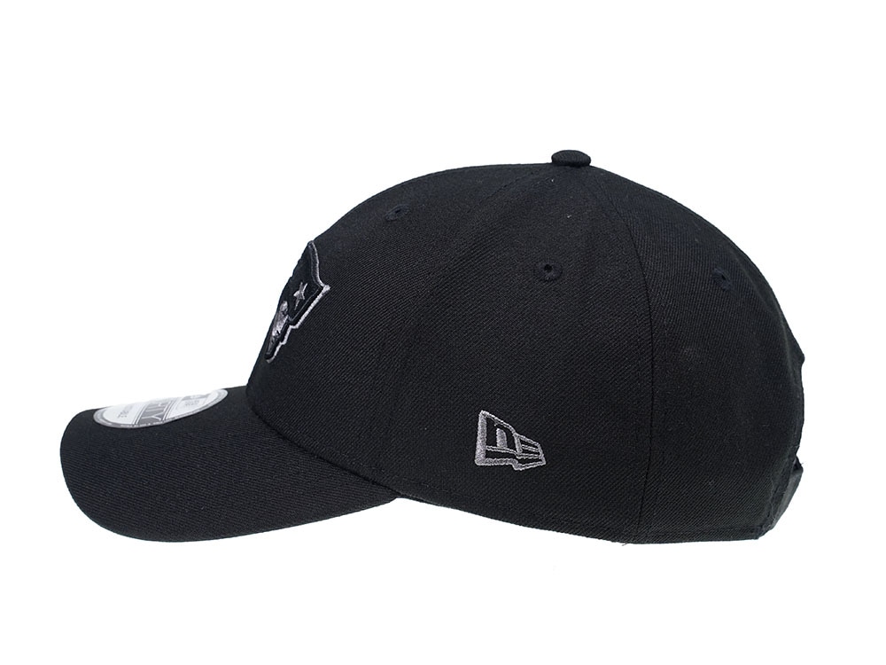 New Era New England Patriots Curved Grey Edition 9Forty Strapback Gorra