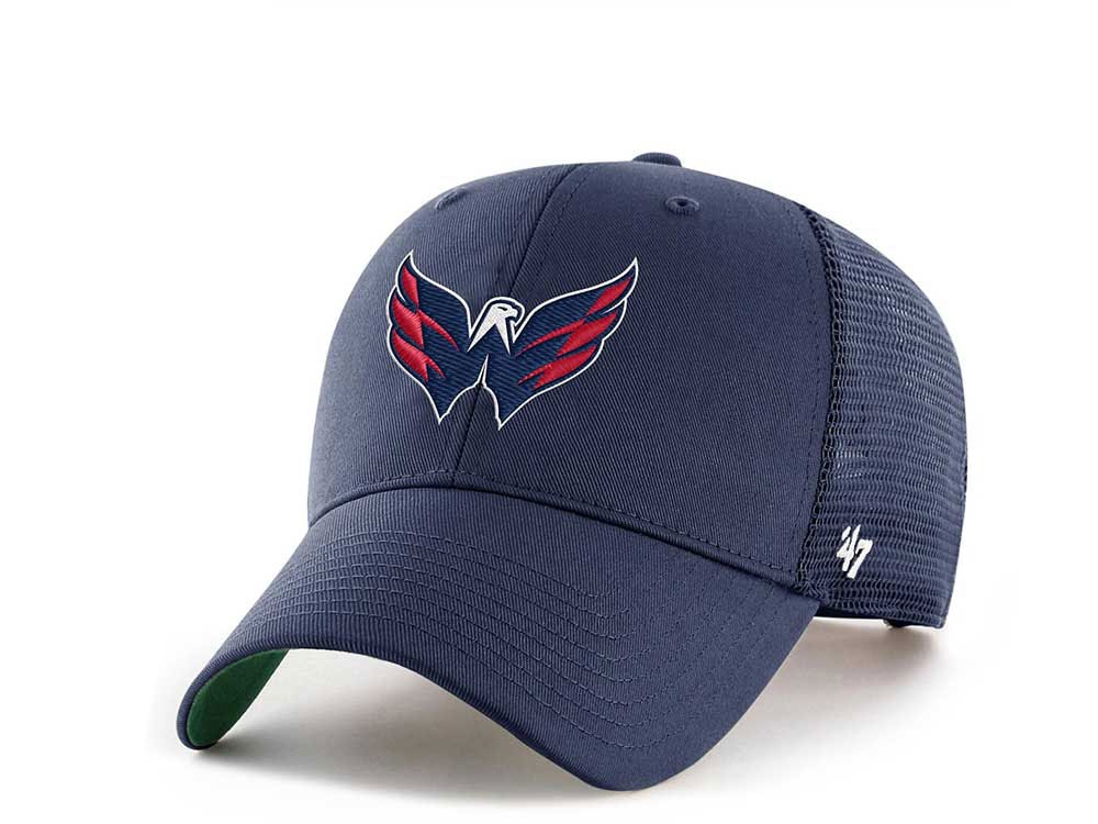 47Brand Washington Capitals Navy Classic Trucker Snapback Gorra