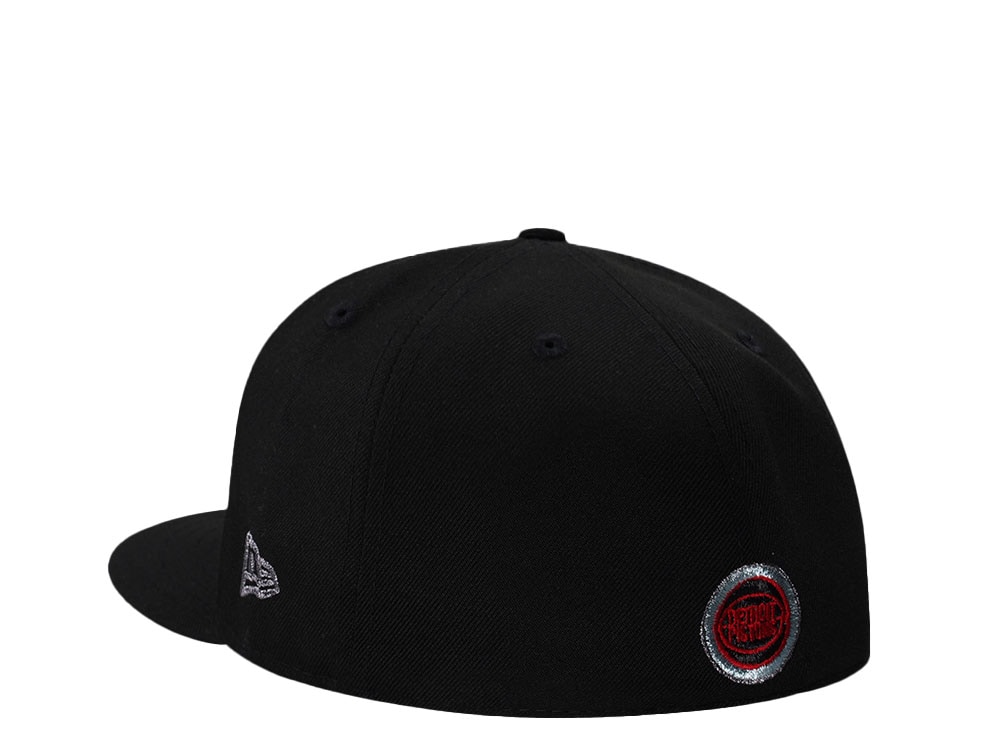 New Era Detroit Pistons 20th Anniversary Black Prime Edition 59Fifty Fitted Gorra