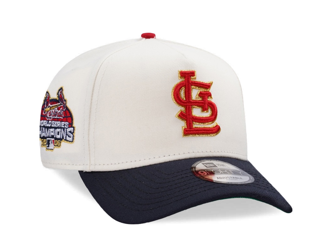 New Era St. Louis Cardinals World Series 2006 Chrome Two Tone Edition 9Forty A Frame Snapback Gorra