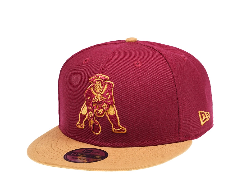 NEW ERA NEW ENGLAND PATRIOTS MAROON PAT PATRIOT 9FIFTY SNAPBACK CAP