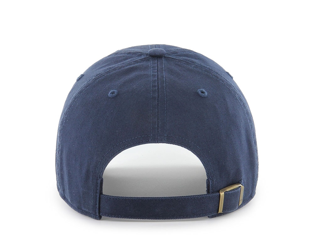 47 Brand Michigan Wolverines Navy Clean Up Strapback Gorra