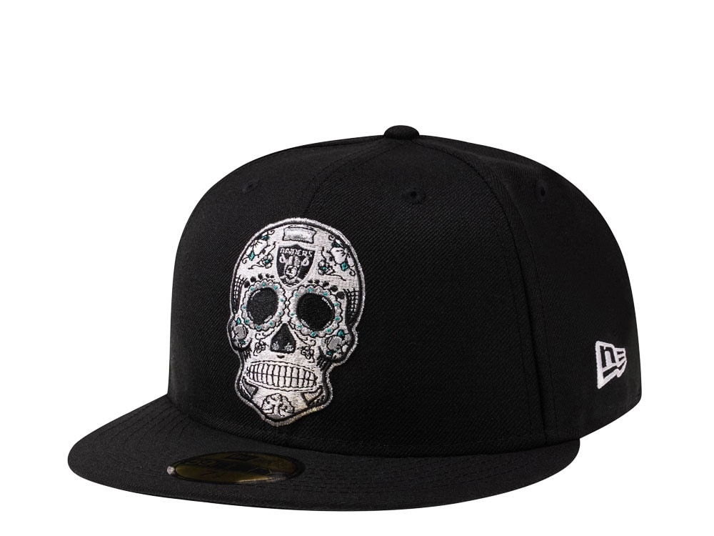 New Era Las Vegas Raiders Skull Edition 59Fifty Fitted Gorra