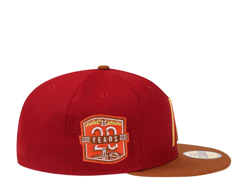 New Era Houston Astros 20th Anniversary Bourbon Prime Two Tone Edition 59Fifty Fitted Gorra