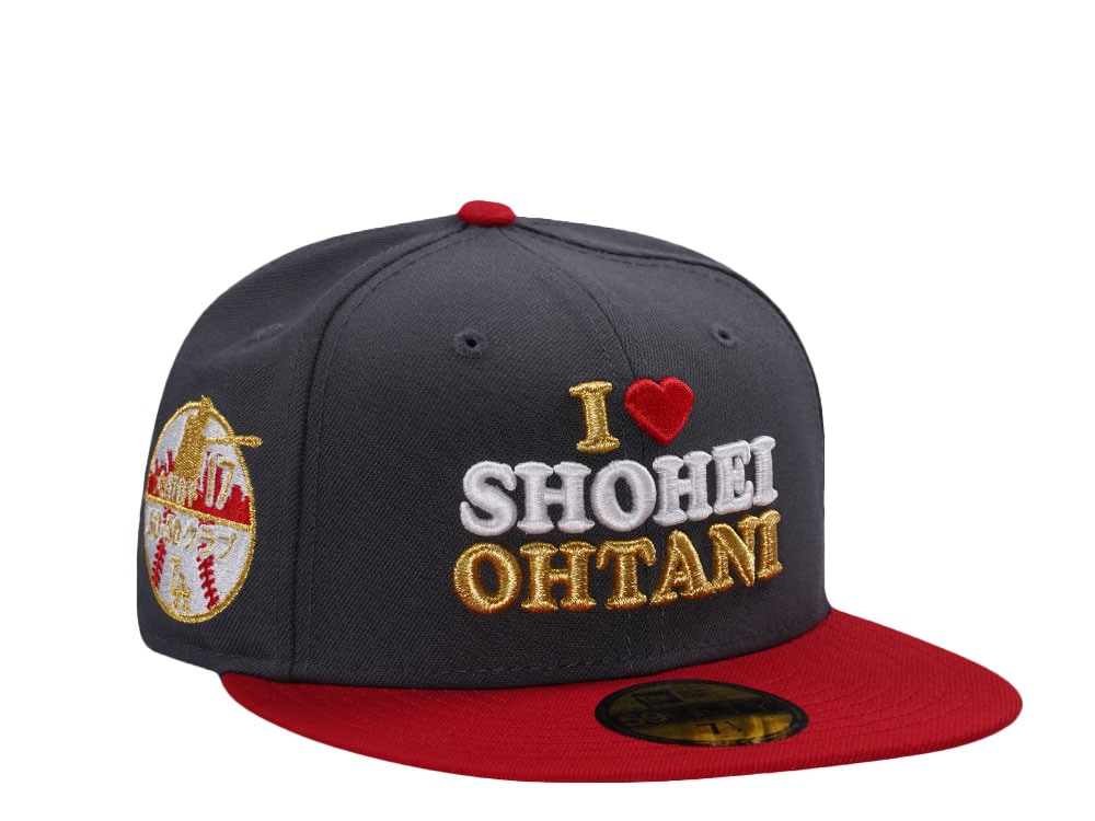 New Era Los Angeles Dodgers Shohei Ohtani Gray Two Tone Edition 59Fifty Fitted Gorra