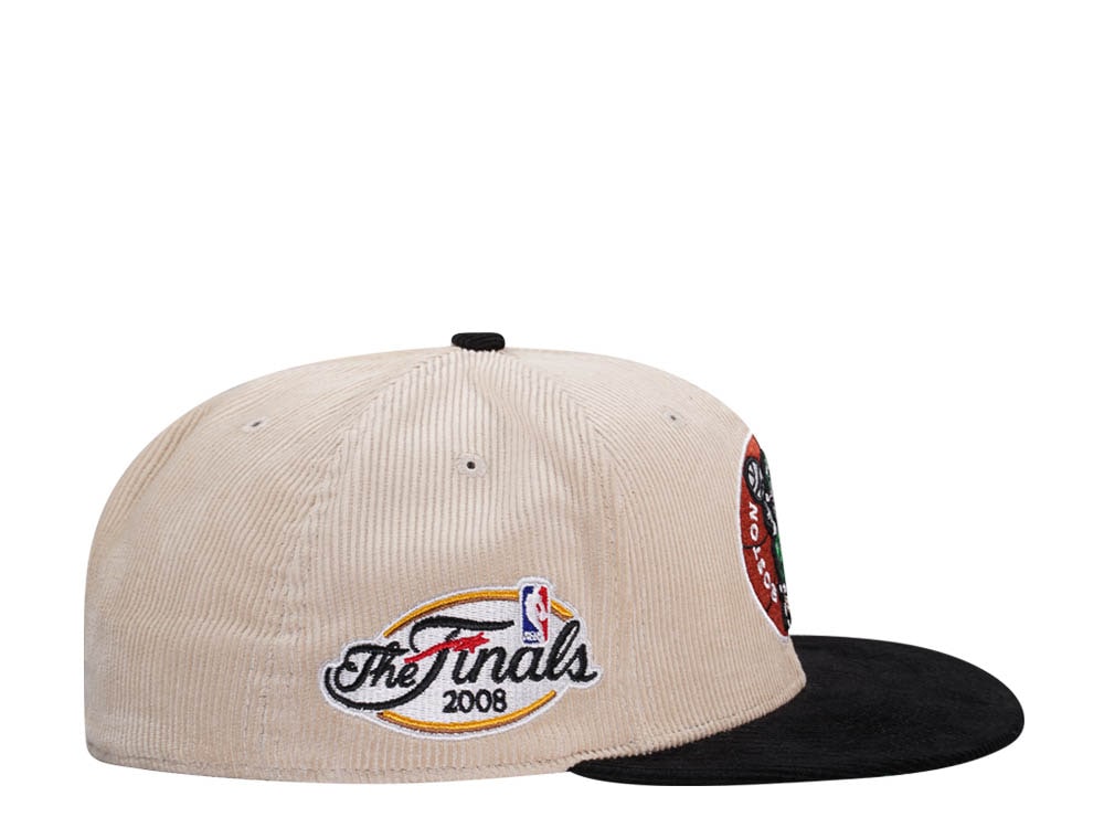 Mitchell & Ness Boston Celtics Finals 2008 Two Tone Hardwood Classic Cord Edition Dynasty Fitted Gorra