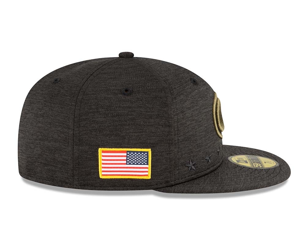 New Era Green Bay Packers Salute to Service 2020 Fitted 59Fifty Gorra