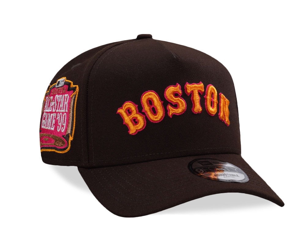 New Era Boston Red Sox All Star Game 1999 Burnt Wood Prime Edition 9Forty A Frame Snapback Gorra