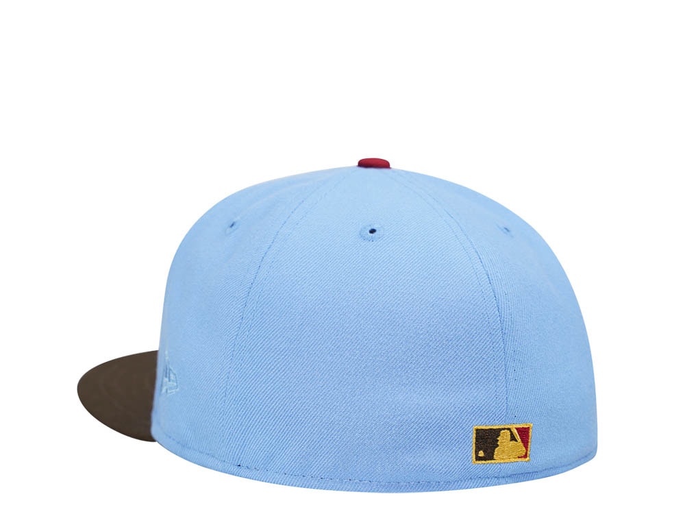 New Era Kansas City Royals 40th Anniversary Powder Blue Throwback Two Tone Edition 59Fifty Fitted Gorra