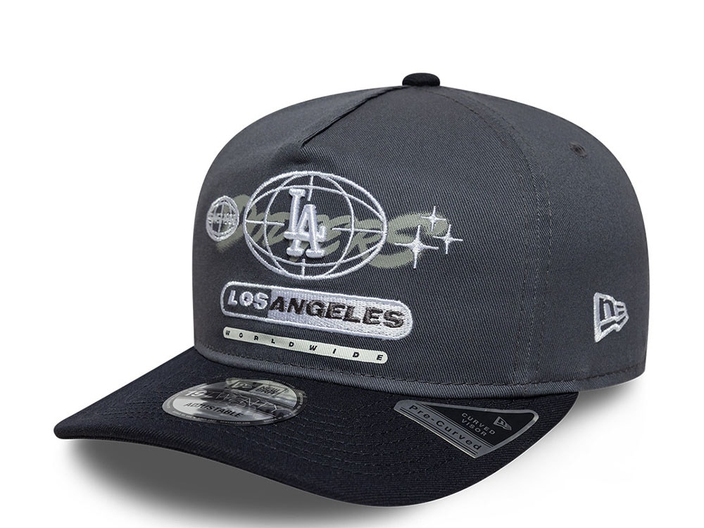 New Era Los Angeles Dodgers Graphic Gray Two Tone Edition 19Twenty Snapback Gorra