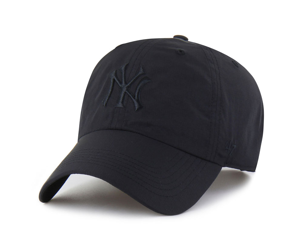 47 Brand New York Yankees Brrr Black Clean Up Strapback Gorra