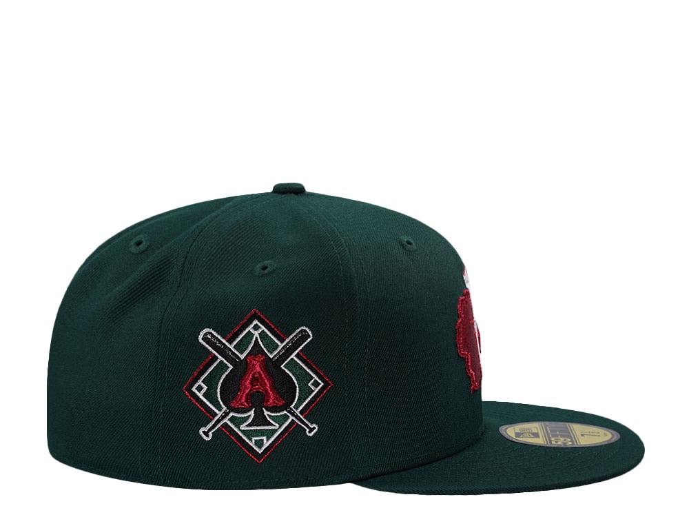 New Era Reno Aces Dark Green Edition 59Fifty Fitted Gorra