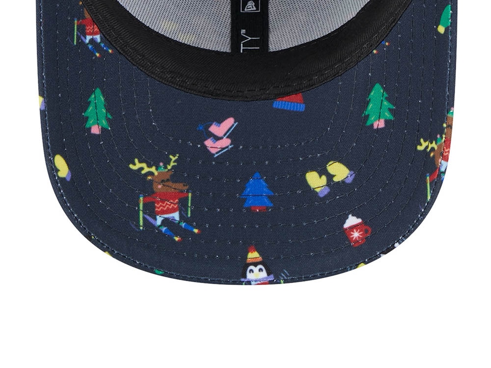 New Era New York Yankees Festive Navy Kids 9Fifty Strapback Gorra