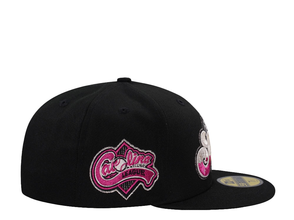 New Era Augusta Green Jackets Carolina League Black Prime Edition 59Fifty Fitted Gorra