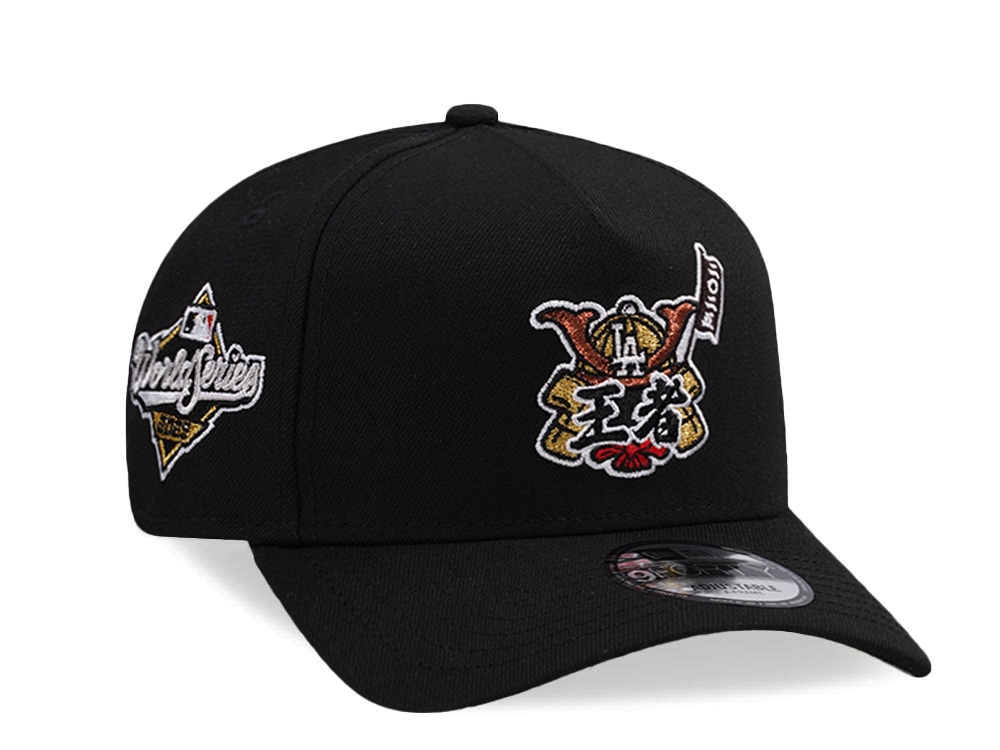 New Era Los Angeles Dodgers World Series 2025 Black Prime Edition 9Forty A Frame Snapback Gorra