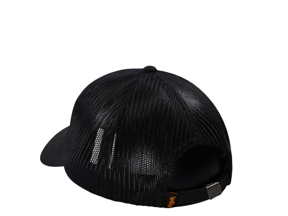 Von Dutch Screen Print Black Trucker Edition Strapback Gorra