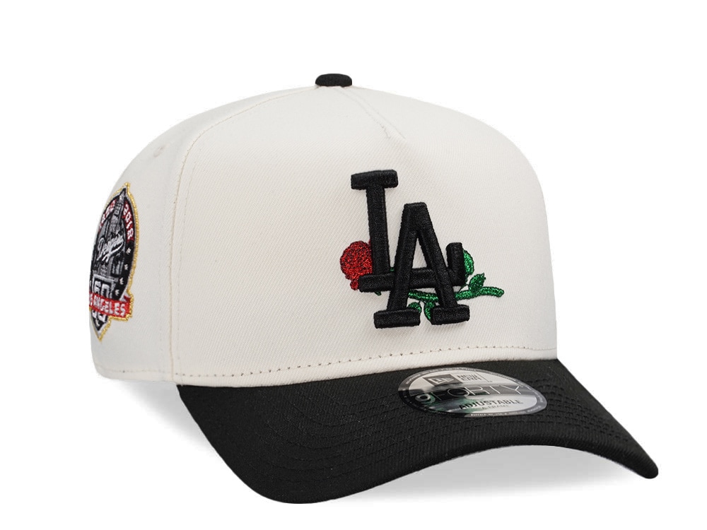 New Era Los Angeles Dodgers Rose 60th Anniversary Chrome Two Tone Edition 9Forty A Frame Snapback Gorra