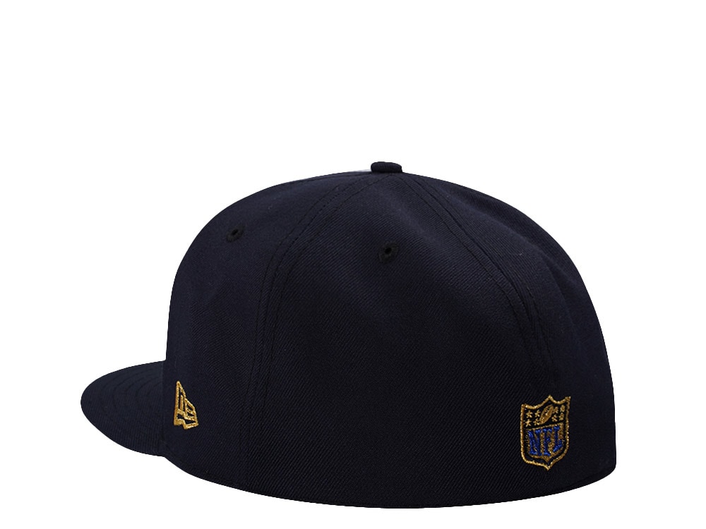 New Era Detroit Lions 75th Anniversary Navy Prime Edition 59Fifty Fitted Gorra