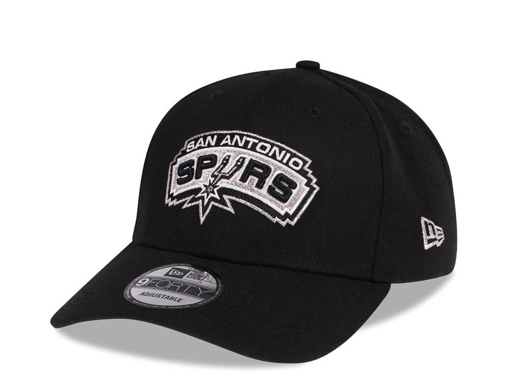 New Era San Antonio Spurs Black Edition 9Forty Snapback Gorra