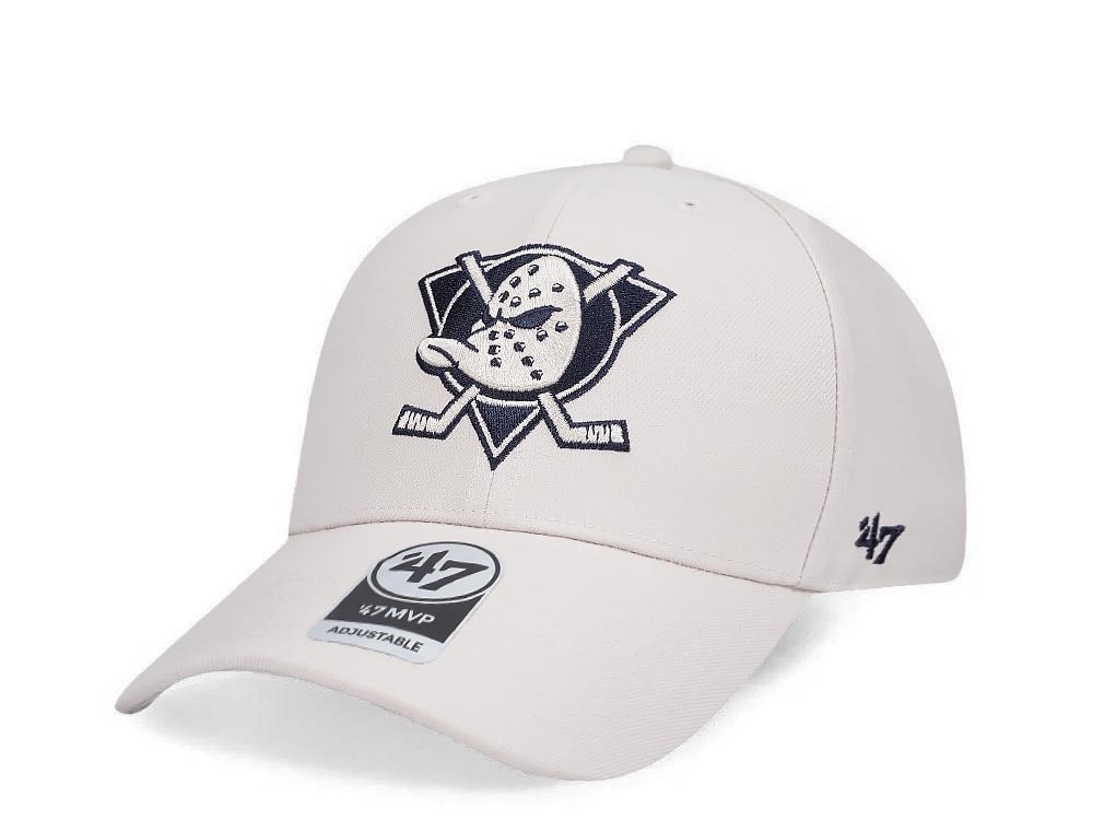 47Brand Anaheim Ducks Bone MVP Snapback Gorra