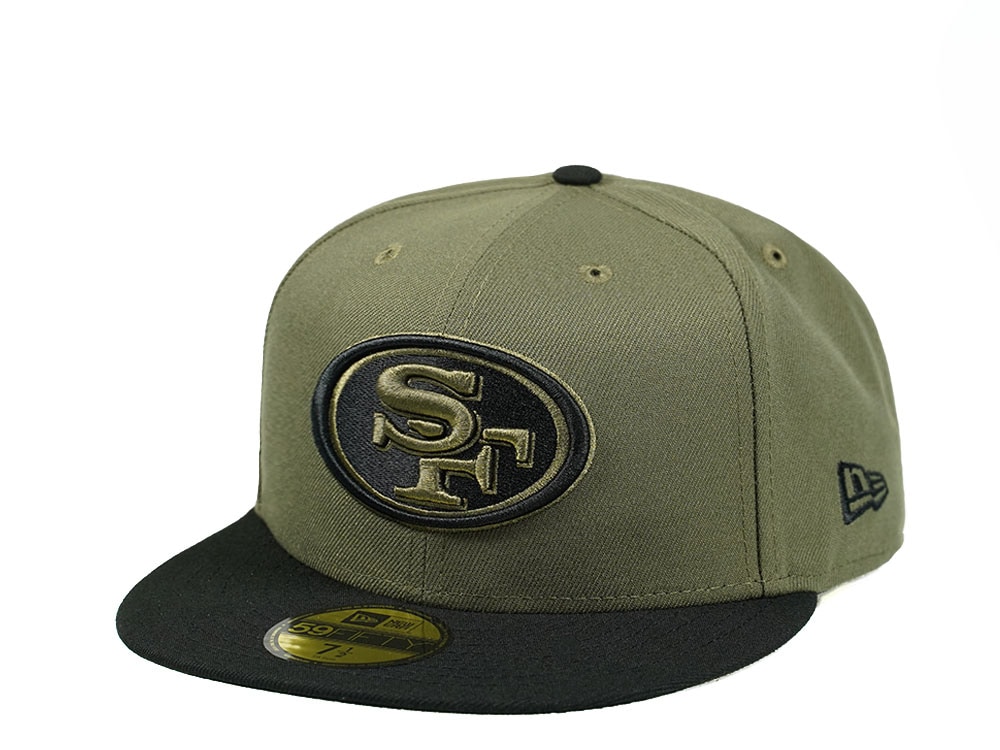 New Era San Francisco 49ers Olive Black Edition 59Fifty Fitted Gorra