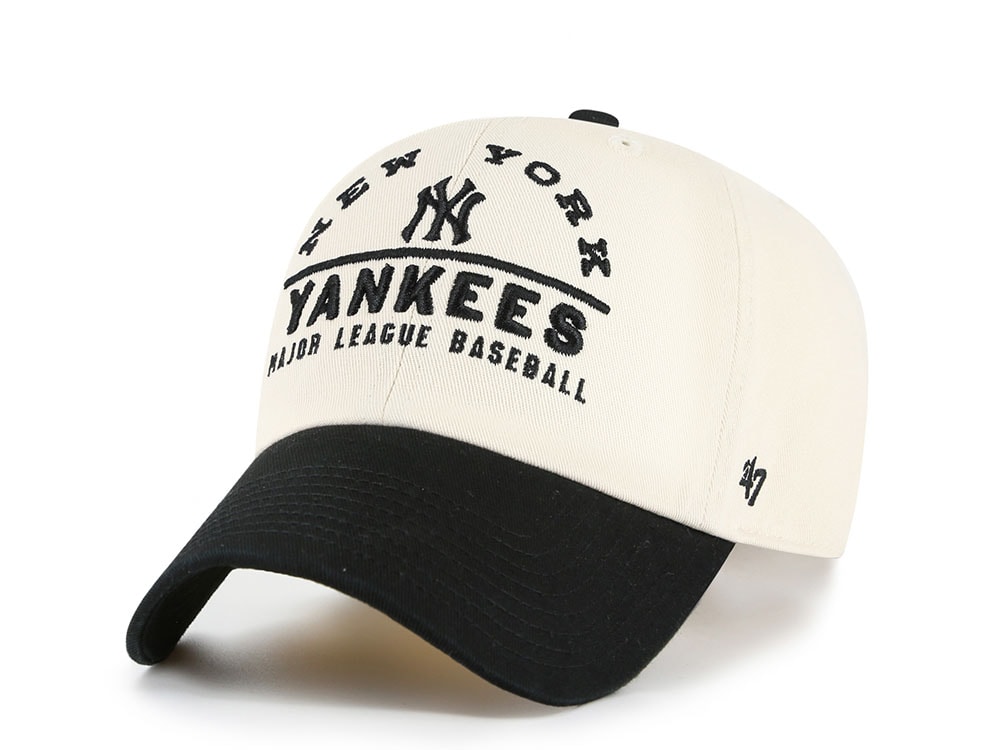 47 Brand New York Yankees Natural Clean Up Strapback Gorra