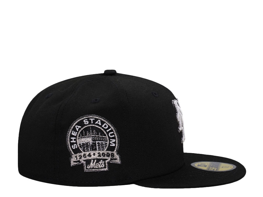 New Era New York Mets Shea Stadium White Titanium Prime Edition 59Fifty Fitted Gorra