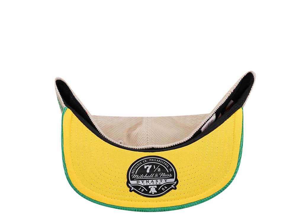 Mitchell & Ness Seattle Supersonics All Star 1994 Two Tone Hardwood Classic Cord Edition Dynasty Fitted Gorra