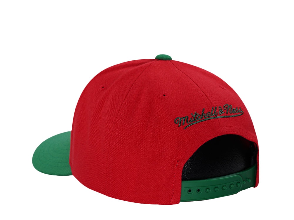 Mitchell & Ness New Jersey Devils Pro Crown Fit Vintage Red Snapback Gorra