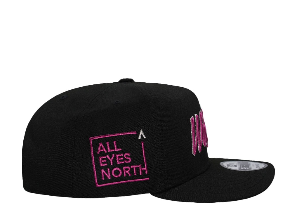 New Era Minnesota Timberwolves Black Metallic Edition A Frame 9Fifty Snapback Gorra