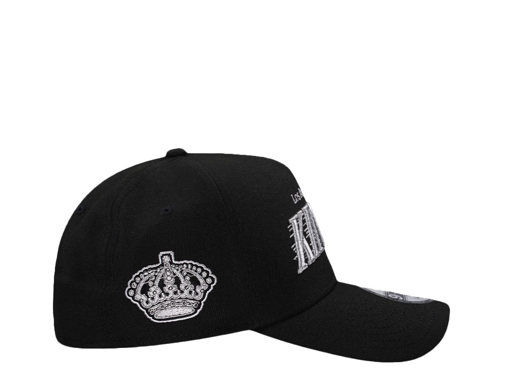 New Era Los Angeles Kings Metallic Black Prime Edition 9Forty A Frame Snapback Gorra