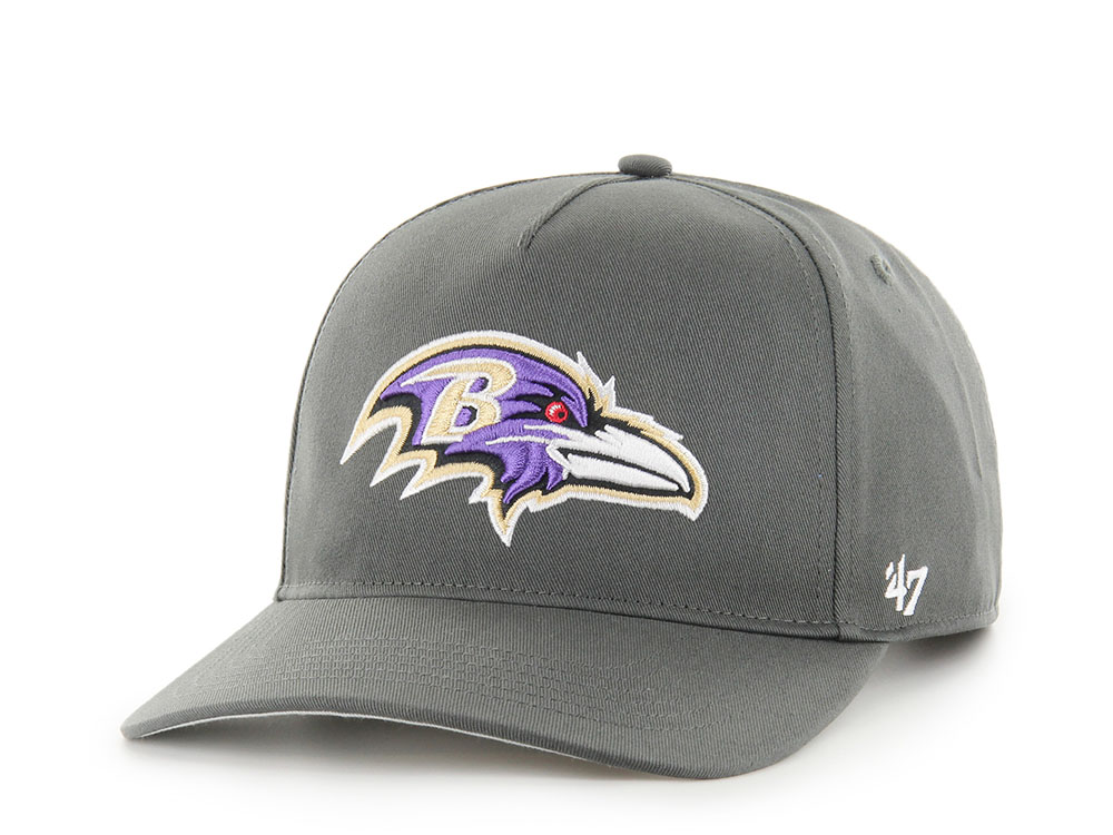 47Brand Baltimore Ravens Charcoal Classic Edition Hitch Snapback Gorra