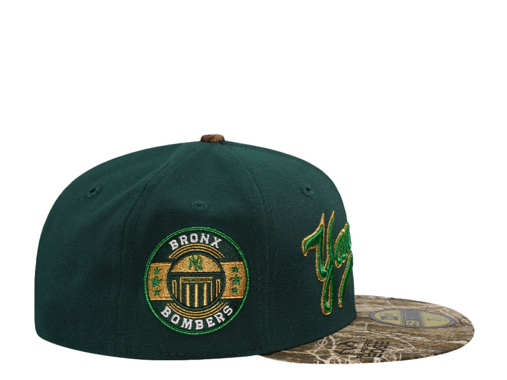 New Era New York Yankees Bronx Bombers Dark Green Two Tone Edition 59Fifty Fitted Gorra