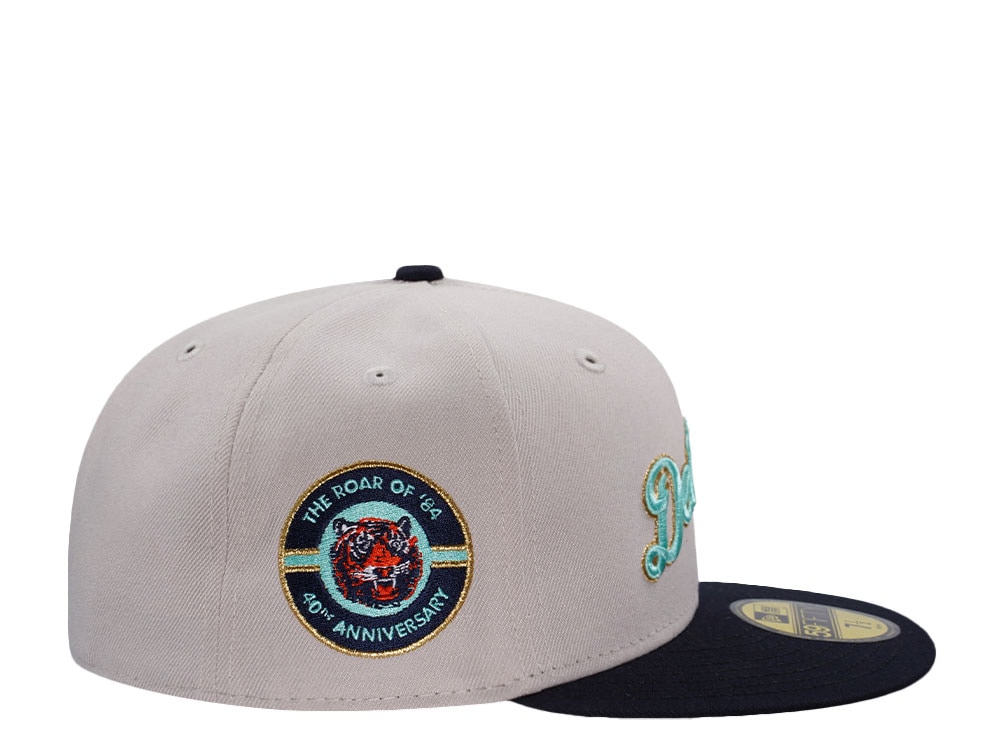 New Era Detroit Tigers 40th Anniversary Stone Two Tone Spirit Edition 59Fifty Fitted Gorra