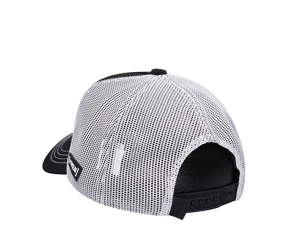 Capslab Peanuts Snoopy Black Grey Trucker Snapback Gorra