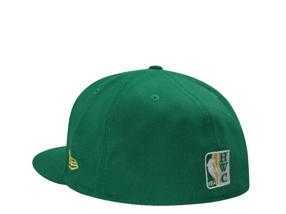 New Era Detroit Pistons Eastern Conference Green Prime Edition 59Fifty Fitted Gorra