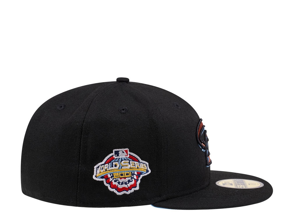 New Era Arizona Diamondbacks World Series 2001 Glacier Blue Edition 59Fifty Fitted Gorra