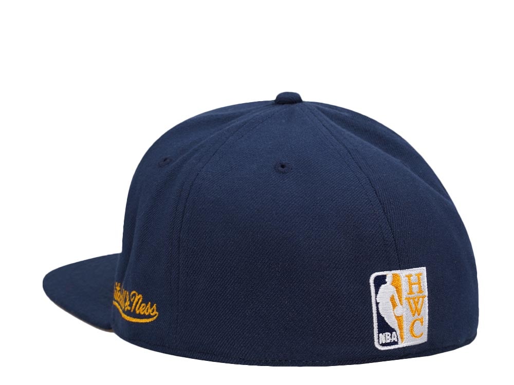 Mitchell & Ness Golden State Warriors Logo History Hardwood Classic Dynasty Fitted Gorra