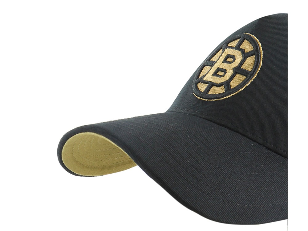 47Brand Boston Bruins Stanley Black Sure Shot Edition MVP Snapback Gorra