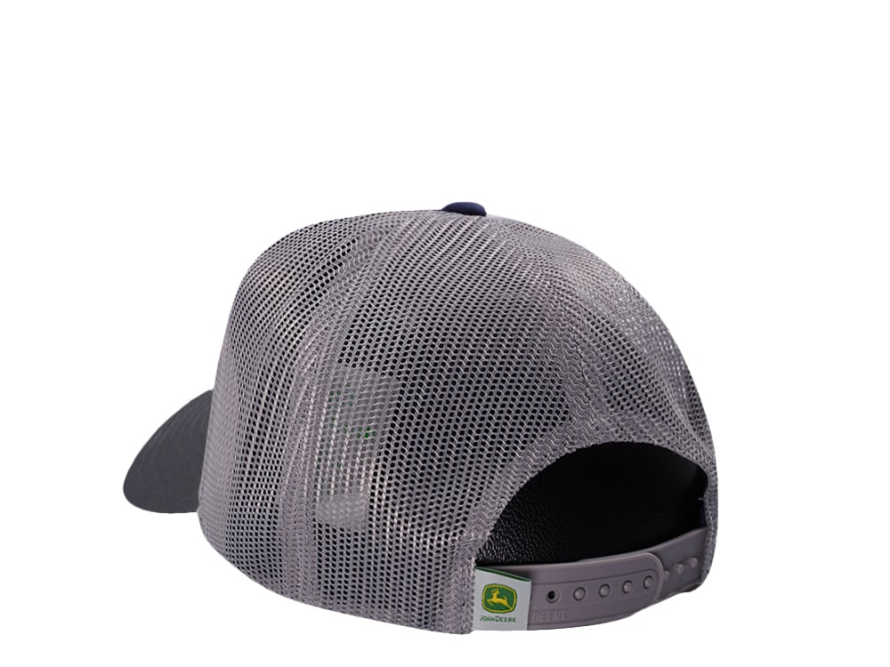 John Deere Vintage Patch Navy Trucker Snapback Gorra