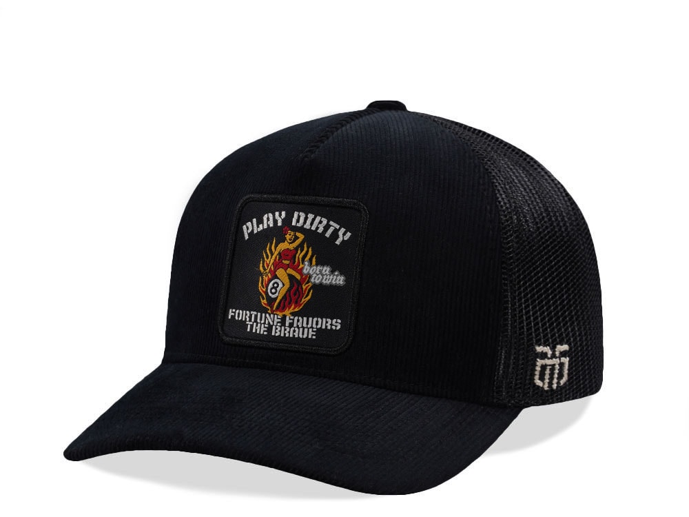 Parallel Union Play Dirty Black Edition Trucker Snapback Gorra