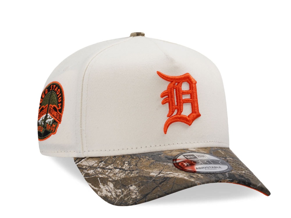 New Era Detroit Tigers Stadium Chrome Two Tone Edition 9Forty A Frame Snapback Gorra