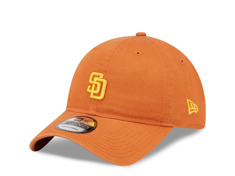 New Era San Diego Padres Mini Logo Brown 9Twenty Strapback Gorra