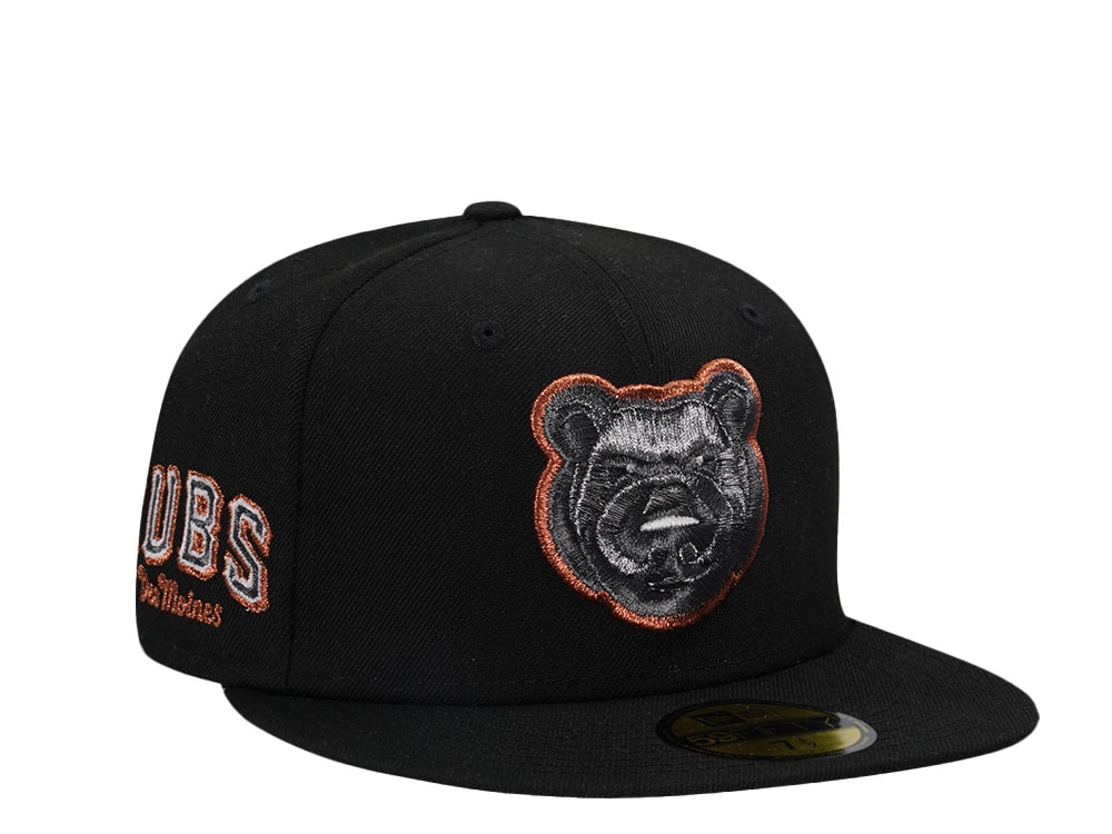 New Era Iowa Cubs Black Metallic Copper Prime Edition 59Fifty Fitted Gorra