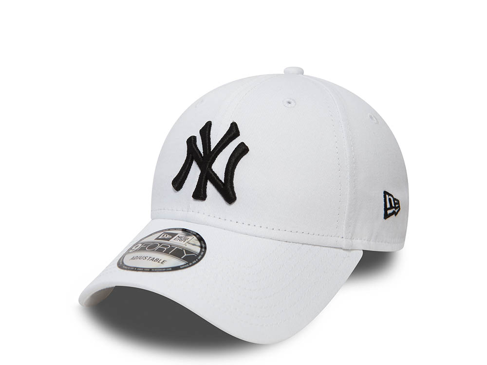 New Era New York Yankees League Basic White 9forty Snapback Gorra