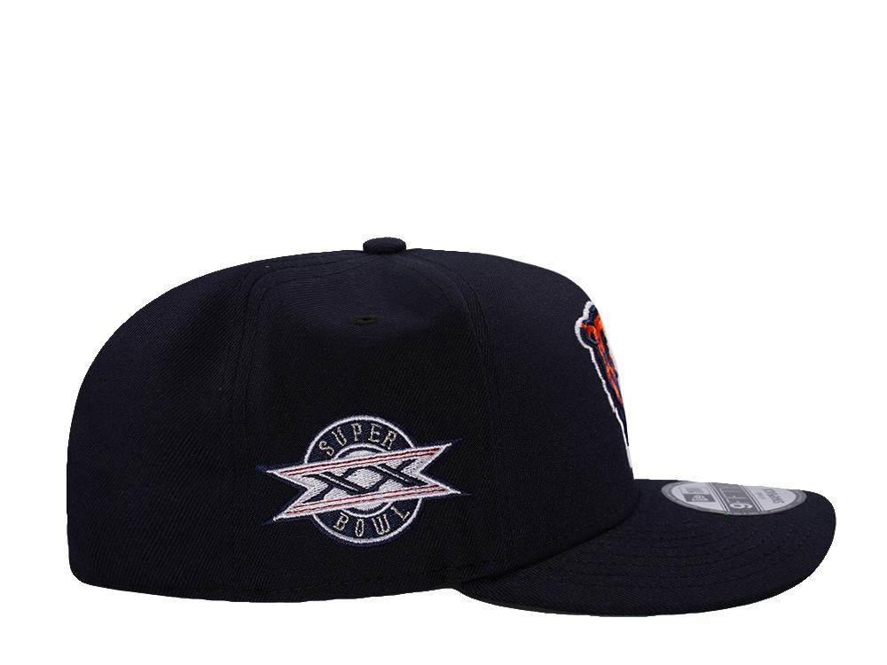 New Era Chicago Bears Super Bowl XX Navy Prime Edition 9Fifty A Frame Snapback Gorra