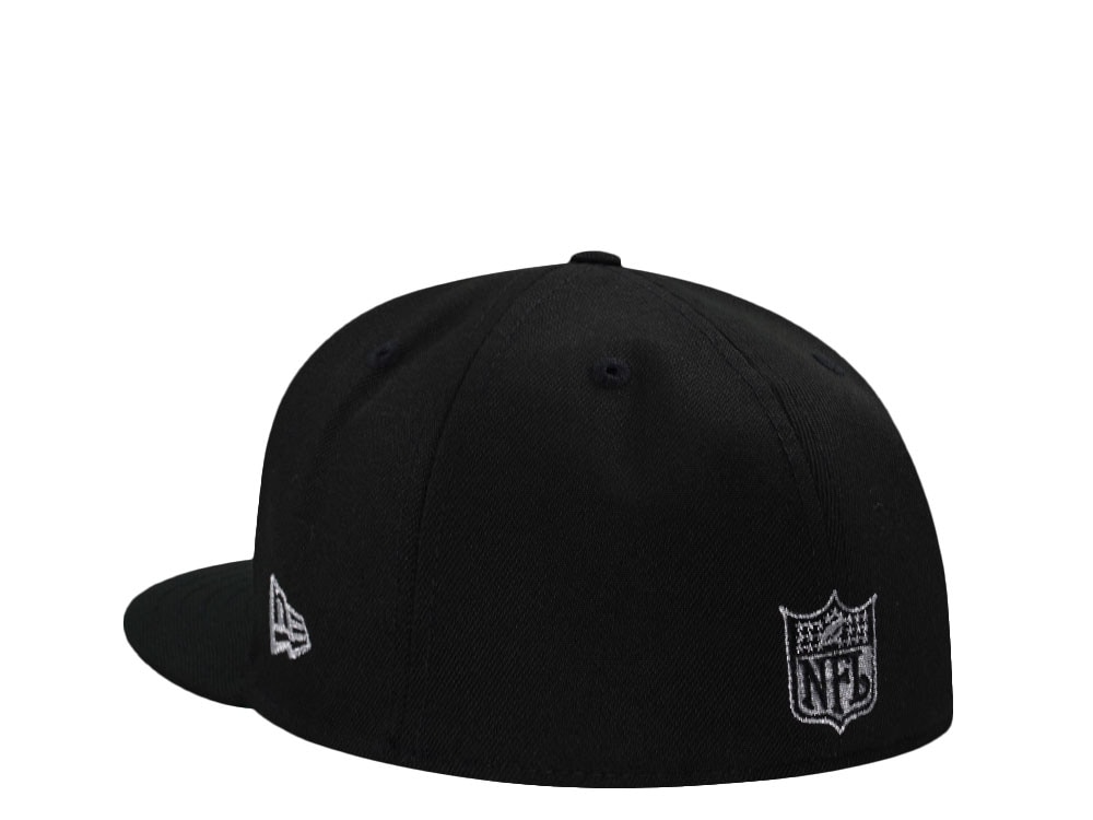 New Era Oakland Raiders Super Bowl XI Black Metallic Prime Edition 59Fifty Fitted Gorra