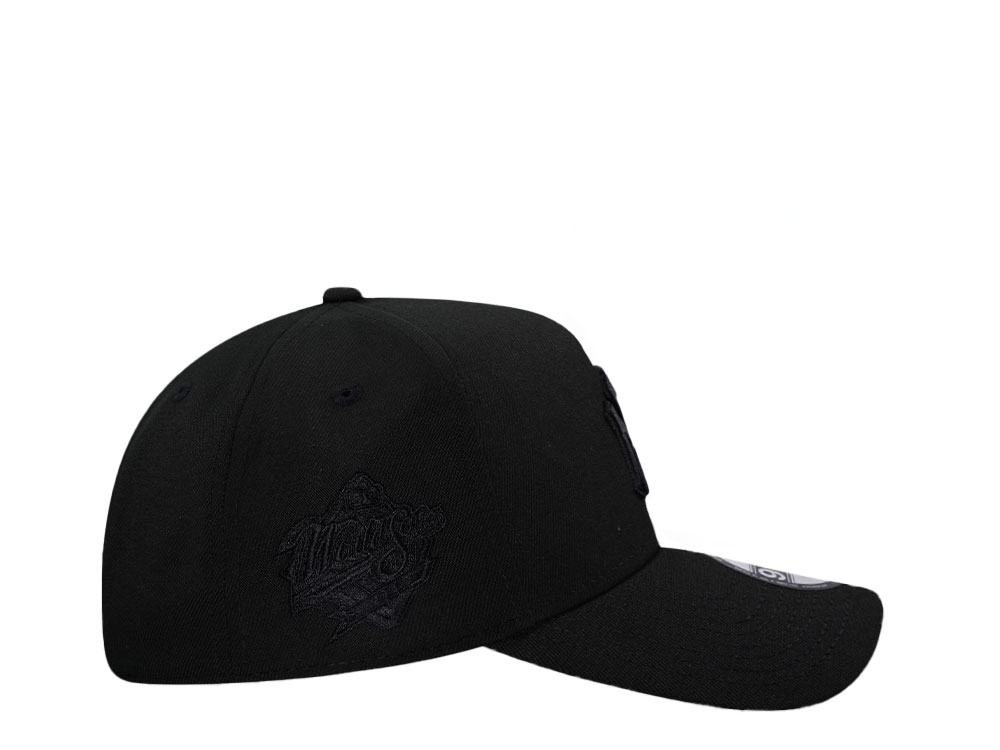 New Era New York Yankees World Series 1989 All Black Edition 9Forty A Frame Snapback Gorra