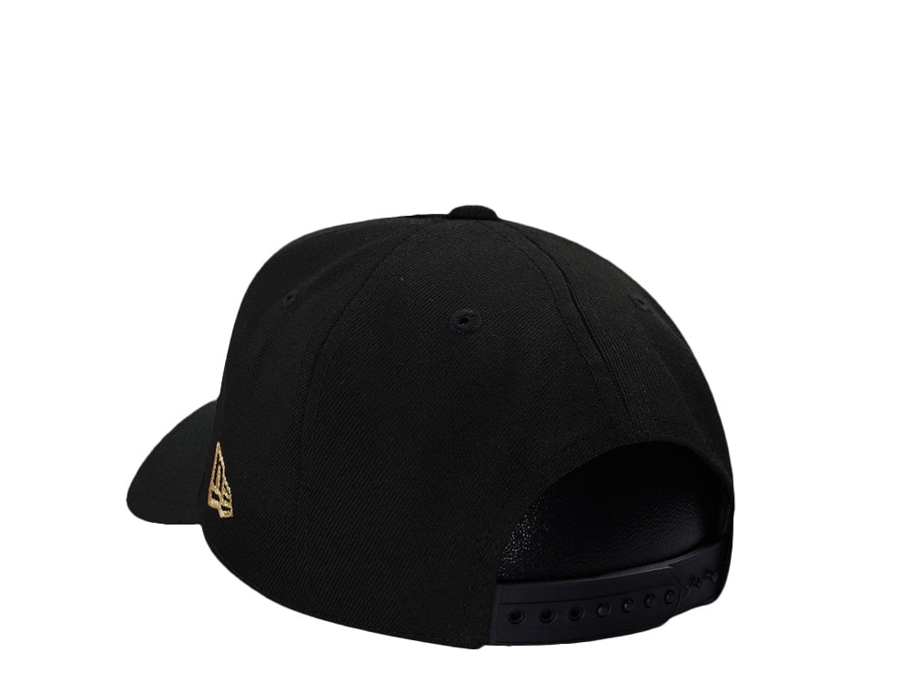 New Era Chicago Cubs Spring Training Blackout Gold Edition 9Forty A Frame Snapback Gorra
