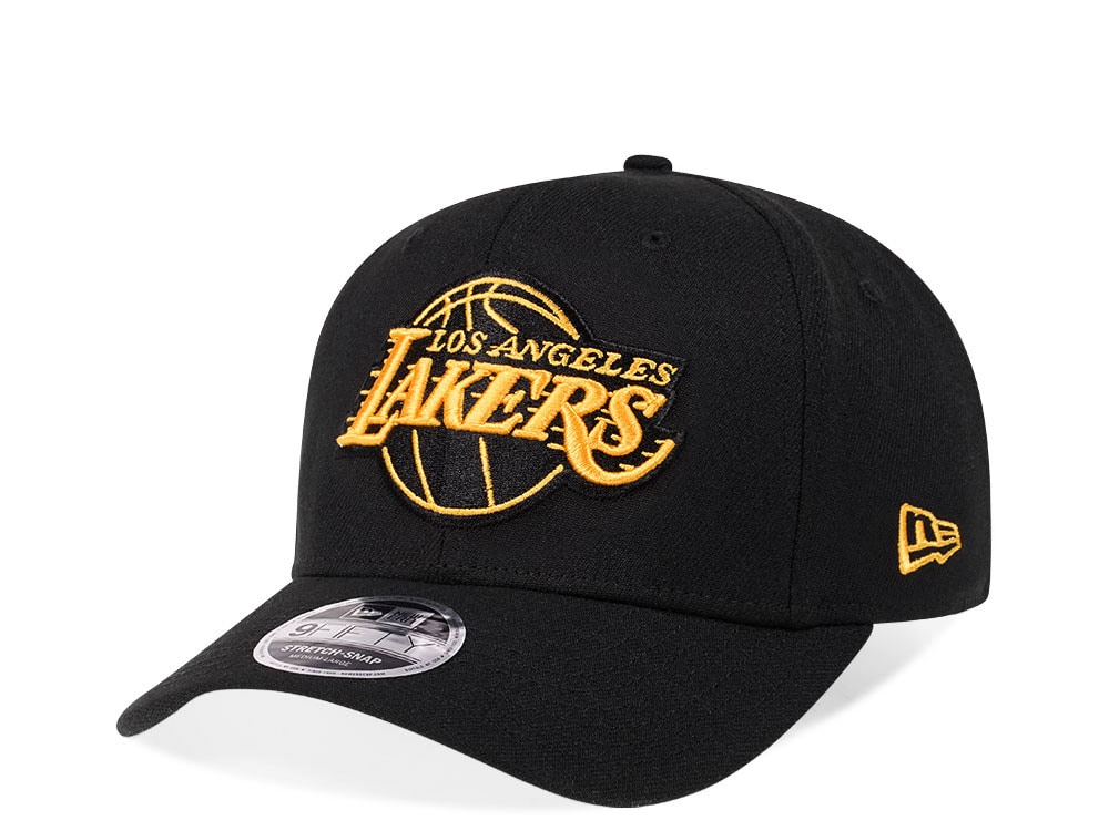 New Era Los Angeles Lakers Yellow Pop Edition 9Fifty Stretch Snapback Gorra
